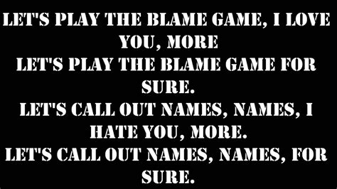 blame game|Kanye West – Blame Game Lyrics .